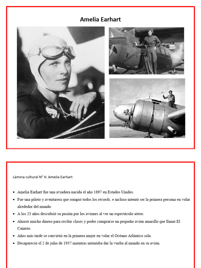 AMELIA EARHART ROOKIE BIOGRAPHY PDF visual data 7