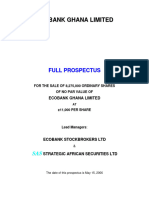 Ecobank Ghana IPO Prospectus 2006