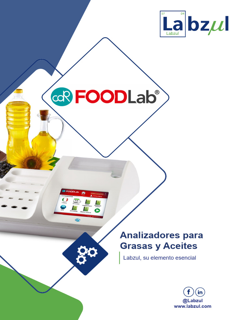 Catalogo Labzul Colombia CDR FOODLAB® | PDF | Aceite de oliva | USB