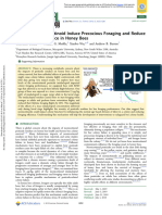 Colin Et Al 2019 Traces of A Neonicotinoid Induce Precocious Foraging and Reduce Foraging Performance in Honey Bees