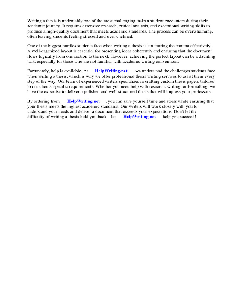 Thesis Layout Pdf Pdf Thesis Citation