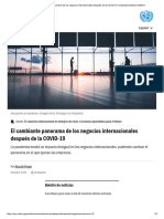 El Cambiante Panorama de Los Negocios Internacionales Después de La COVID-19 - Industrial Analytics Platform