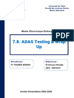 7.8. ADAS Testing & Warp Up Khadija El Amoury