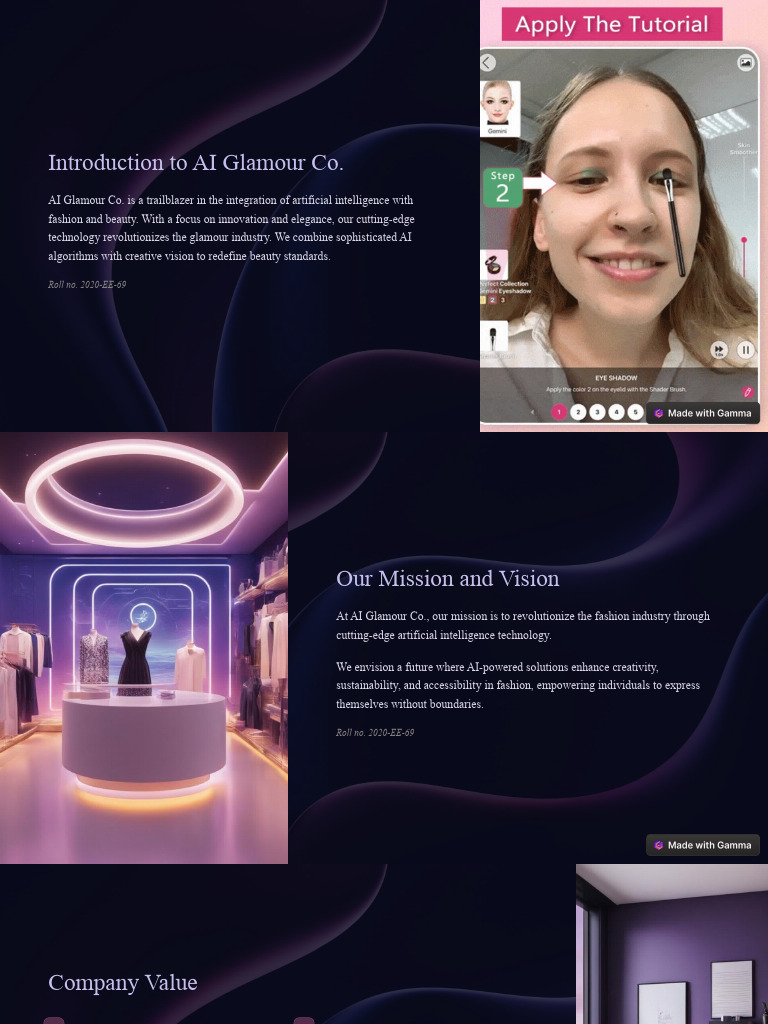Introduction To AI Glamour Co | PDF | Venture Capital | Corporate Finance