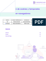 Eliminar Cookies y Temporales en Navegadores