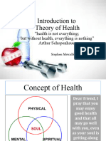 Meeting 1 - Theory of Health