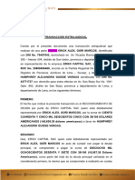 Humphrey Alejandro Guisse Vargas - Transaccion Extrajudicial