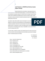 Ultrasound Activated Particles As CRISPRCas9 Delivery System For Androgenic Alopecia Therapy