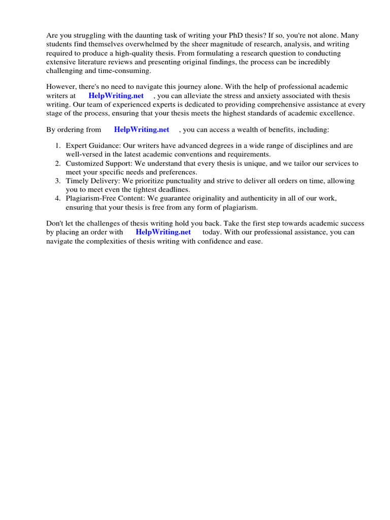 Phd Thesis Database Free Pdf Thesis Doctor Of Philosophy