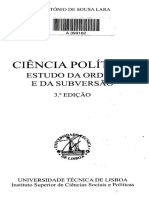 Silo - Tips - Antonio de Sousa Lara A Ciencia Politica Estudo Da Ordem e Da Subversao