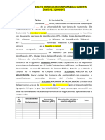 Modelo Acta Negociacion Baja Cuantia