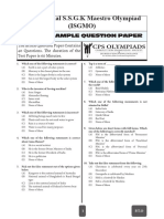 SSGK Class 3 Sample Question