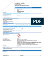 RainX Anti Fog 200ML Safety Datasheet