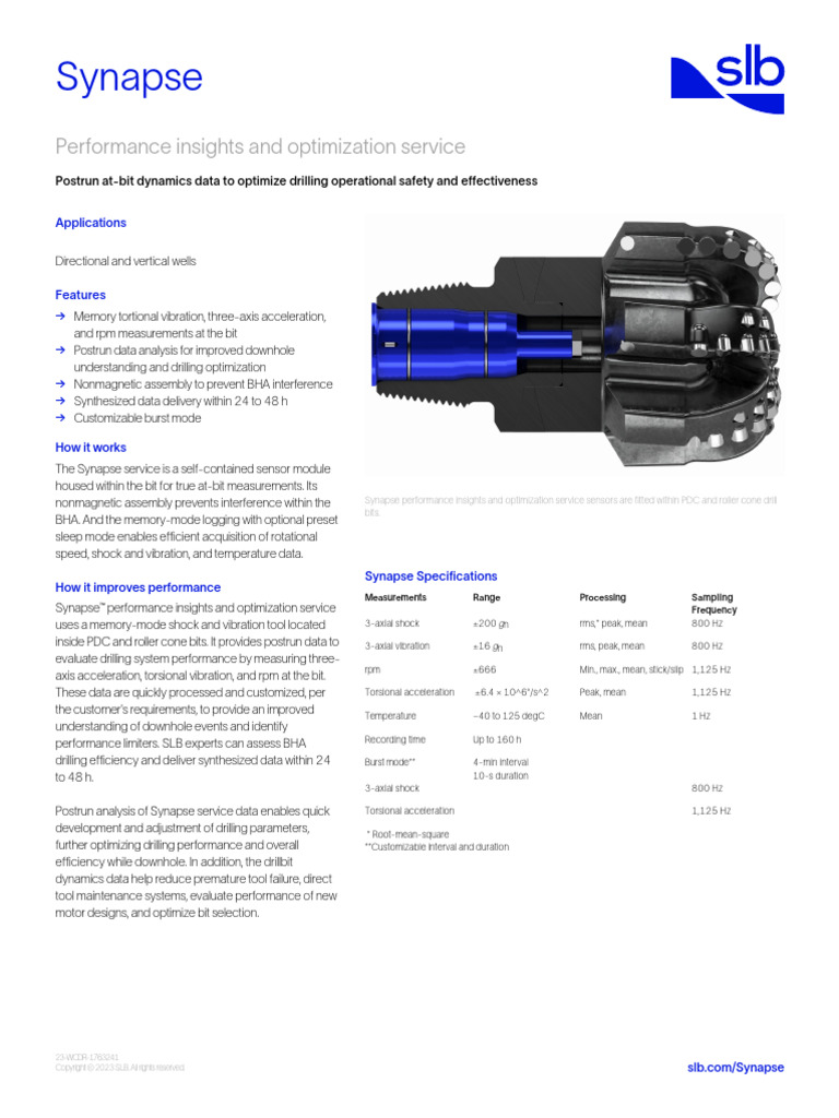 Synapse SLB | PDF