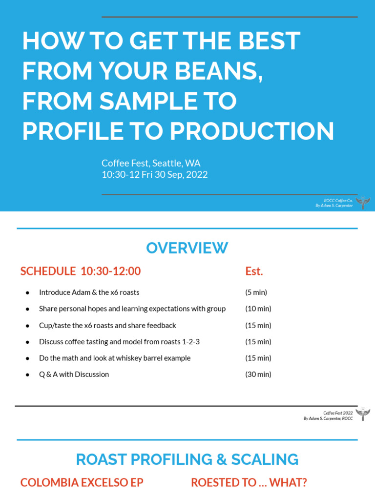 How+to+Get+the+Best+From+Your+Beans+ +30+Sep+2022+Coffee+Fest+Seattle