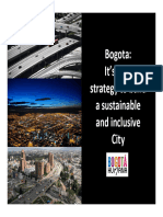 Bogota Strategy For Sustainable Urbanization