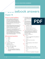 Coursebook Answers Chapter 18 Asal Physics
