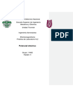 Prac. 2 Electromagnetismo (Potencial Eléctrico)