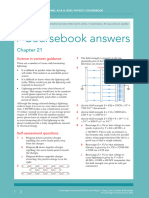 Coursebook Answers Chapter 21 Asal Physics