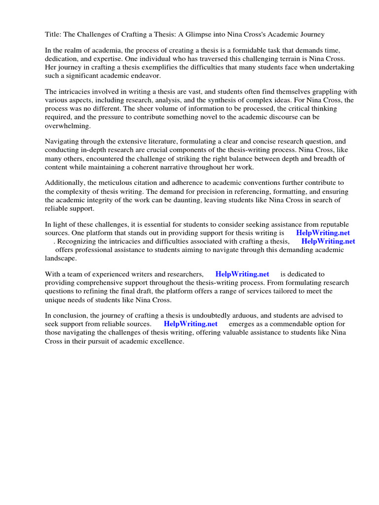 Nina Cross Thesis | PDF | American Red Cross | Brand