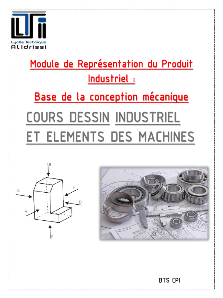 Cours de Dessin Technique Industriel | PDF | Vis de fixation | Écrou