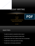 Essay Writing