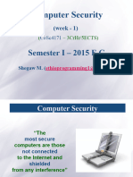 Security - Chapter 1