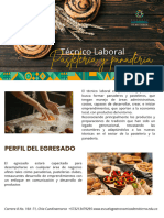 Brochure Pasteleria Panaderia