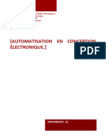 Automatisation - en Conception - Electronique