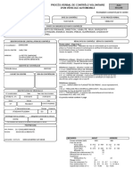 Procès-Verbal de Contrôle Volontaire D'Un Véhicule Automobile