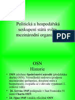 Organisation of United States - Czech Language