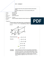 UNIDADE I - GABARITO Geometria Analitica