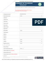 Telangana Caste Certificate Application Form | PDF