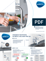 Installation Requirements Mypure 3-Way Stainless Steel Tap Rectangle