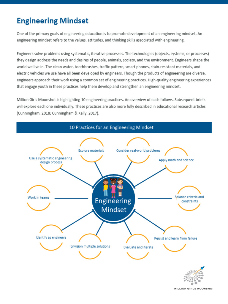Fostering an Engineering Mindset | PDF | Engineering | Engineer
