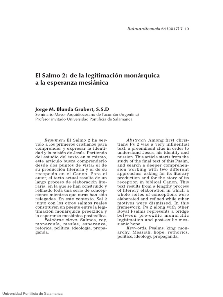 Salmo 2 Material | PDF