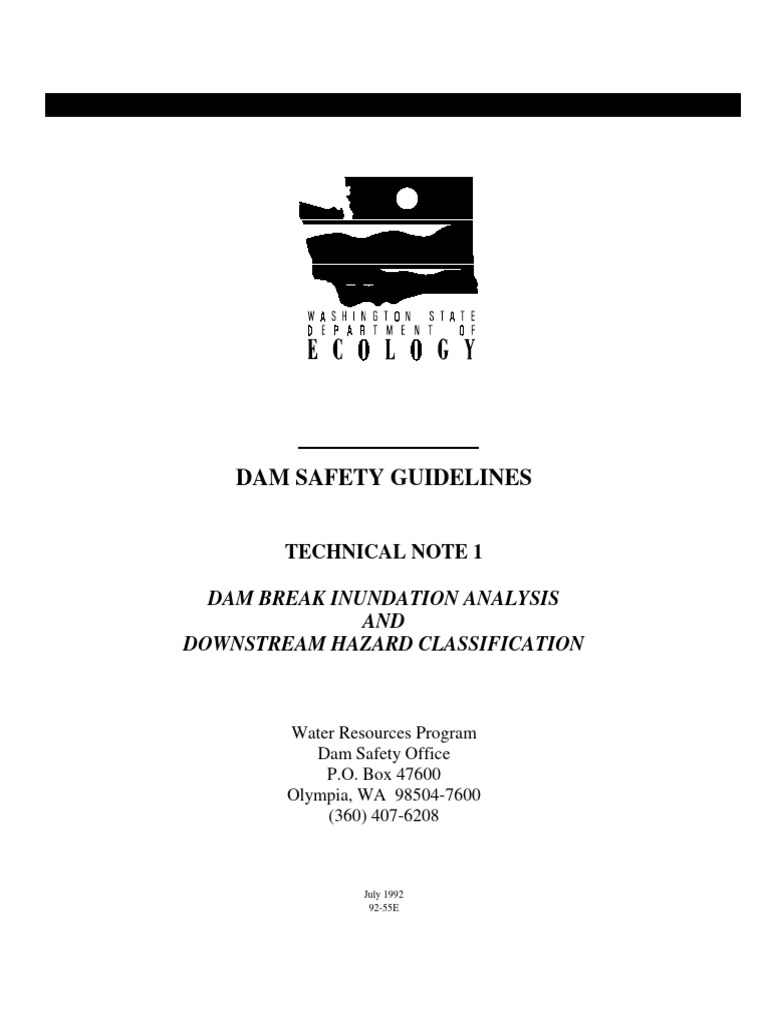 Dam Break Inundation Analysis Guide | PDF | Discharge (Hydrology) | Flood