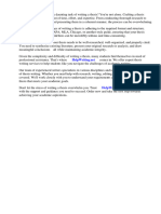 Thesis Format Sample PDF