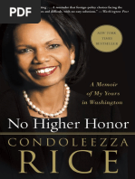 No Higher Honor by Condoleezza Rice - Excerpt