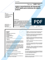 NBR 07367_1988_Projeto e Assentamento de Tubulações de PVC Rígido Para Sistemas de Esgoto Sanitário