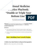 Functional Medicine Practice Growth Playbook - Double or Triple Your Bottom Line