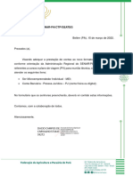 Circular para Solicitação de Cursos e Reunião Técnica