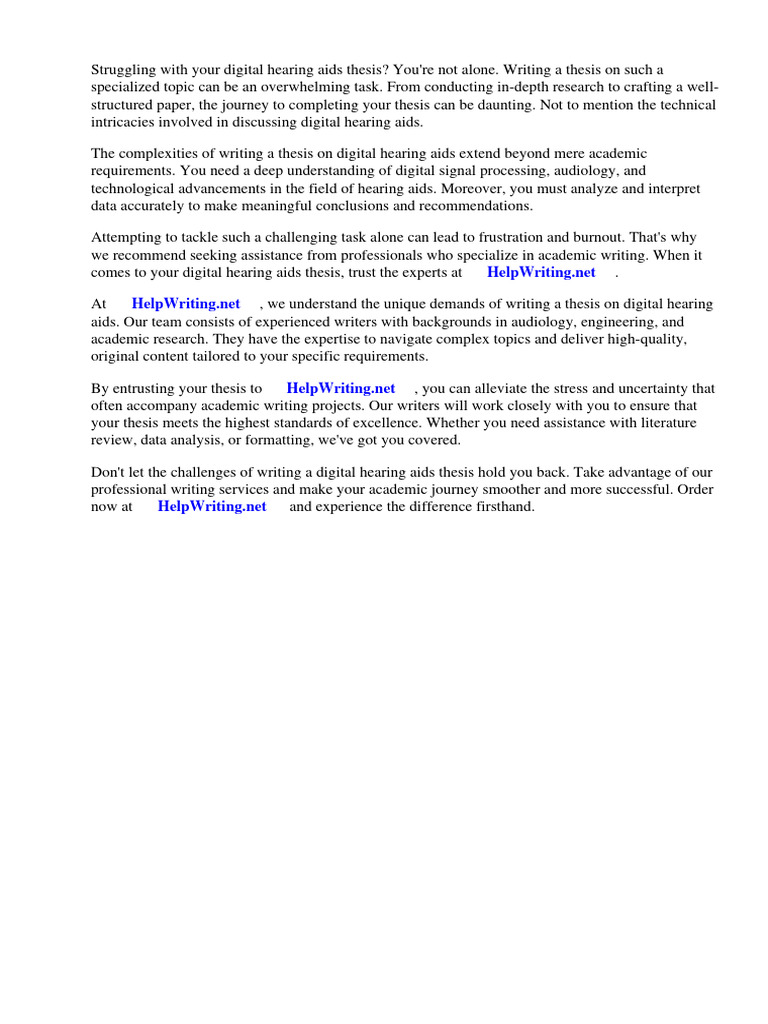 Digital hearing aids thesis pdf hearing aid shock circulatory 