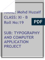 Typo Project Huzzi