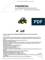 John Deere Modelo 6195R Potencia 220 CV Serie 6R