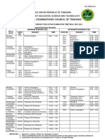 2026 Kjsea Timetable | PDF