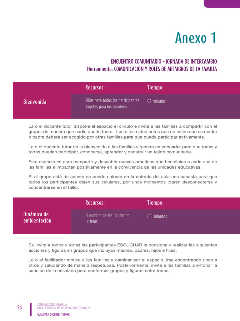 Guia de Comunicacion en Familia 1 | PDF | Comunicación