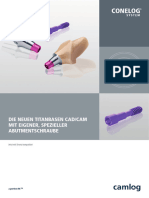 CONELOG Produktbroschuere TITANBASEN CAD CAM Neue Schrauben 082014