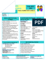 Boletìn Informativo Tamaño Carta