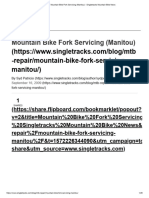 Fork Service Manual - Singletrack Manitou